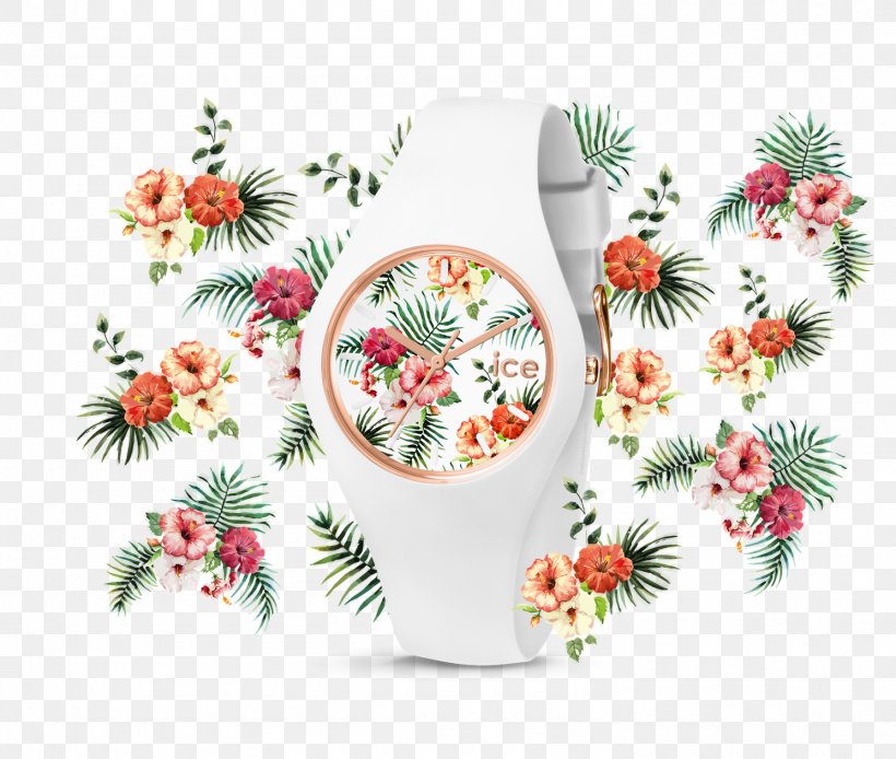 Flower Ice Watch Bracelet Clock, PNG, 1490x1262px, Flower, Bracelet, Calvin Klein, Ceramic, Christmas Ornament Download Free