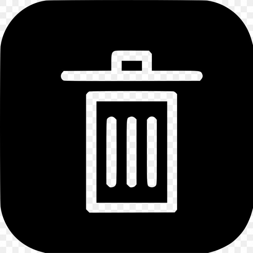 Rubbish Bins & Waste Paper Baskets Recycling Bin Plastic, PNG, 980x980px, Rubbish Bins Waste Paper Baskets, Black And White, Brand, Container, Logo Download Free
