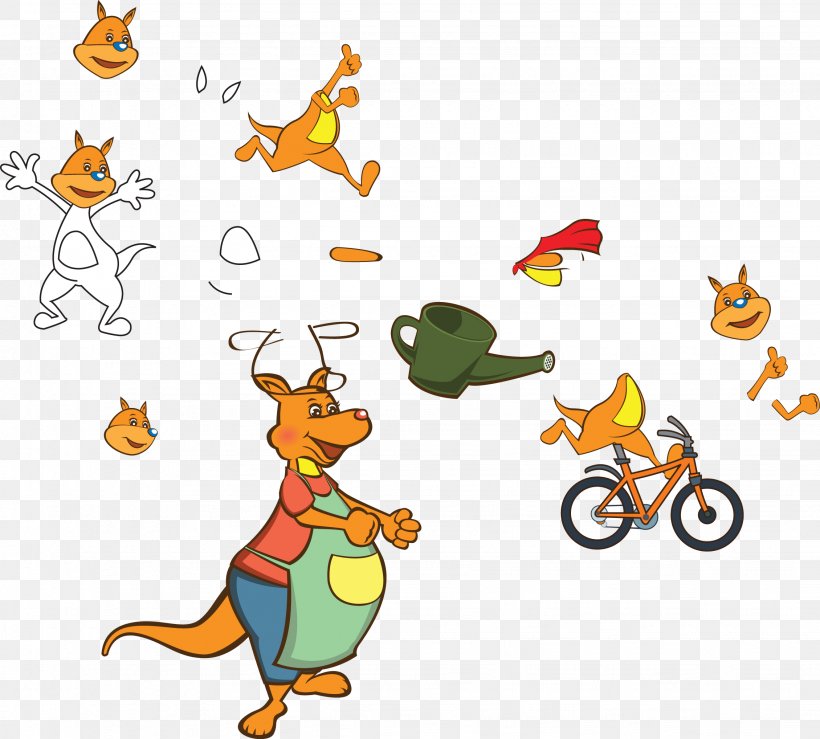 Download Kangaroo Clip Art, PNG, 2259x2036px, Kangaroo, Area, Artwork, Beak, Bird Download Free