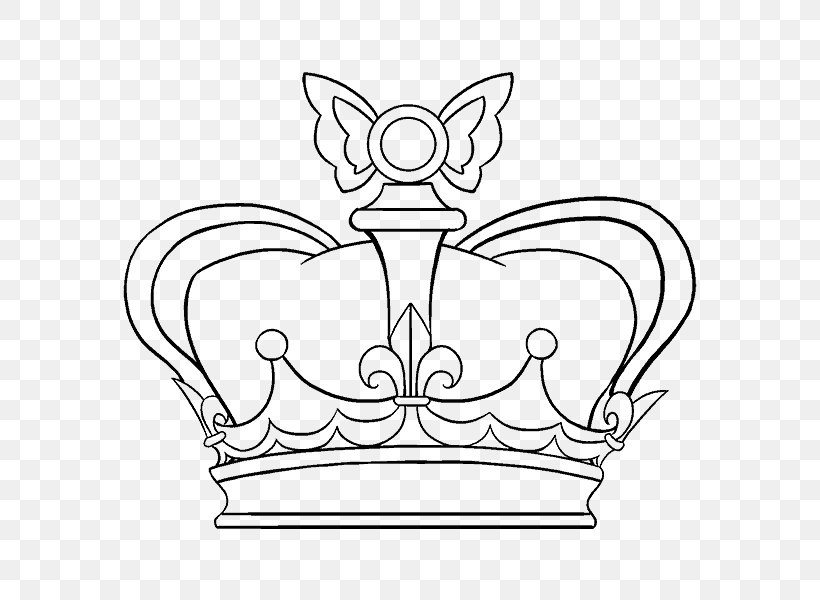 Drawing Crown Line Art Clip Art, PNG, 678x600px, Drawing, Art, Artwork, Black, Black And White Download Free
