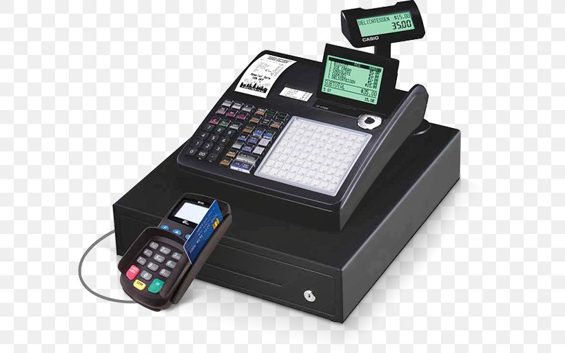 Cash Register Point Of Sale Business Retail Casio, PNG, 593x513px, Cash Register, Barcode, Business, Cash, Casio Download Free