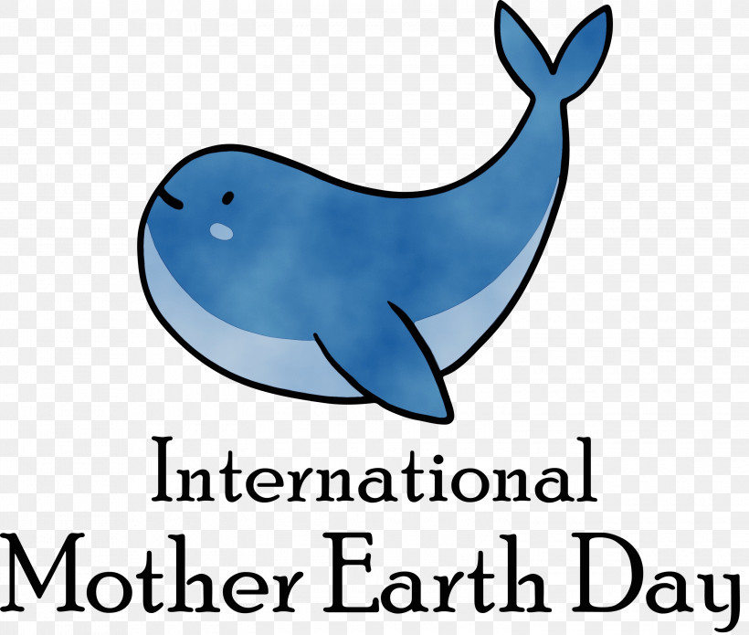 Dolphin Porpoises Meter Cetaceans Cartoon, PNG, 3000x2543px, International Mother Earth Day, Biology, Cartoon, Cetaceans, Dolphin Download Free