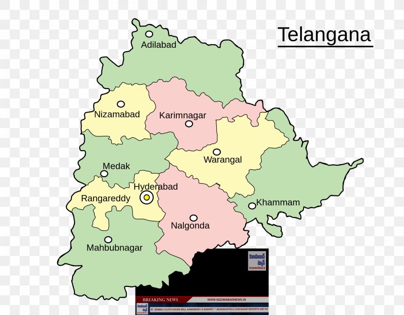 Hyderabad In India Political Map