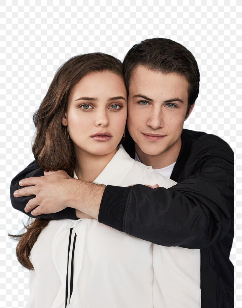 Dylan Minnette Katherine Langford 13 Reasons Why Hannah Baker Clay Jensen, PNG, 766x1043px, Watercolor, Cartoon, Flower, Frame, Heart Download Free