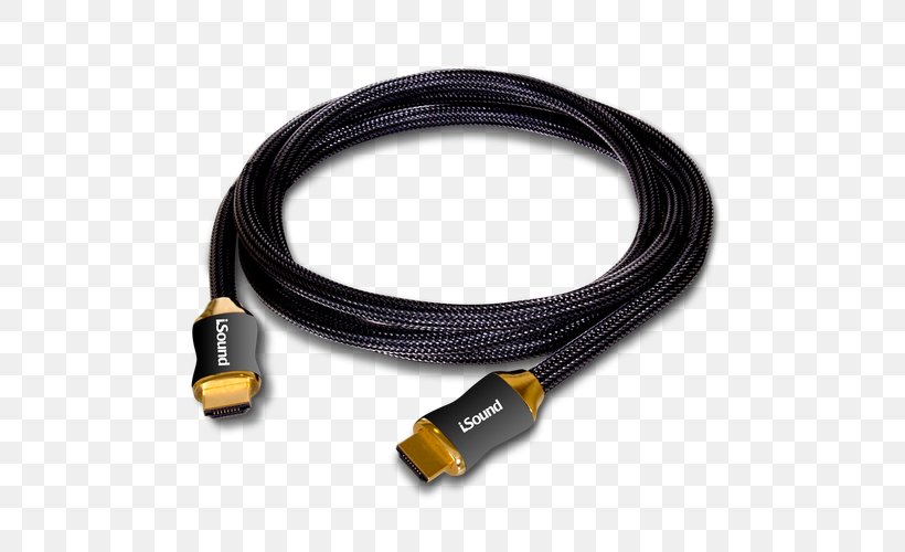 HDMI Coaxial Cable Electrical Cable Ethernet Wire, PNG, 500x500px, Hdmi, Cable, Coaxial Cable, Component Video, Data Cable Download Free