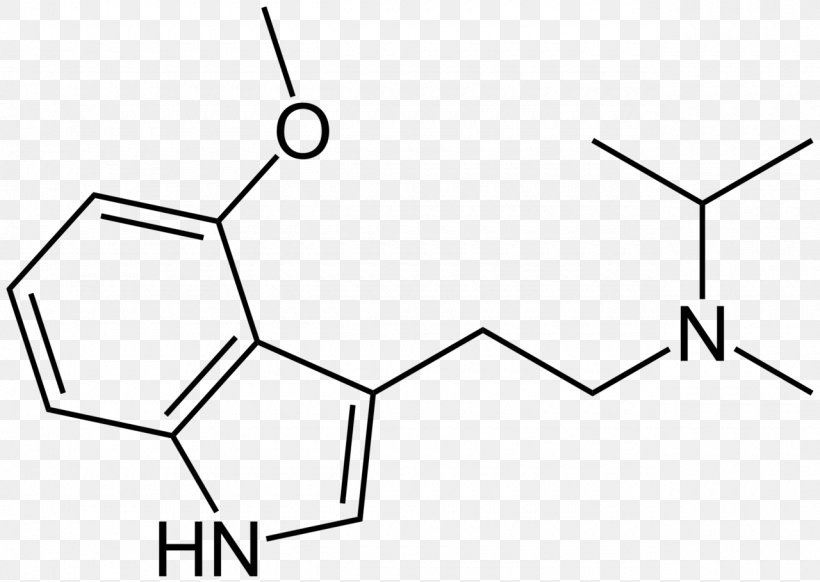 Tryptophan Serotonin Methylisopropyltryptamine Amino Acid N,N-Dimethyltryptamine, PNG, 1280x910px, Tryptophan, Amino Acid, Area, Black, Black And White Download Free