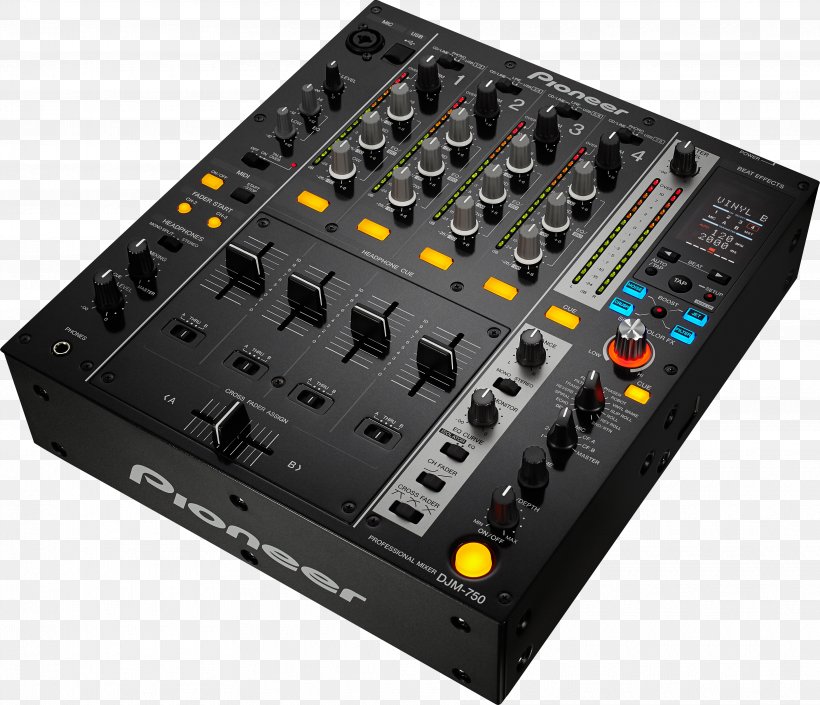 Audio Mixers DJ Mixer Pioneer DJ DJM Disc Jockey, PNG, 3630x3125px, Watercolor, Cartoon, Flower, Frame, Heart Download Free