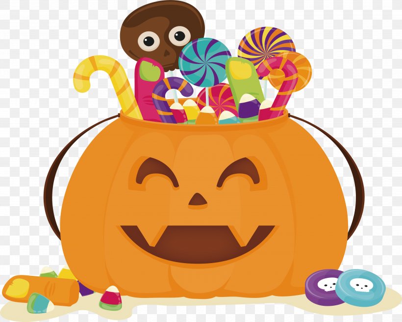 Lovely Candy Basket, PNG, 3716x2975px, Basket, Calabaza, Candy, Clip Art, Concepteur Download Free