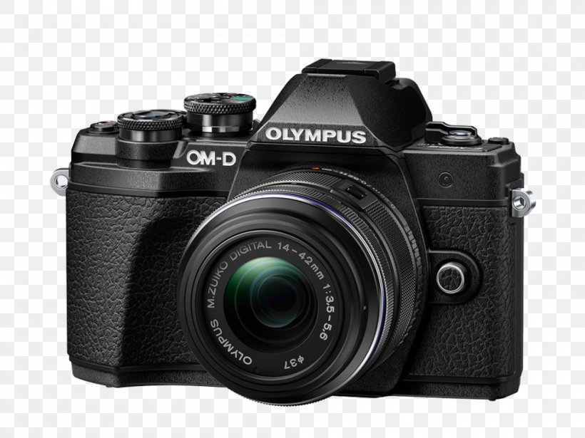 Olympus OM-D E-M10 Mark II Digital Camera Olympus OM-D E-M10 Incl. M 14-42 Mm + 40-150 Mm Olympus E-M10 Mark III OM-D With 14-42mm EZ Lens (Silver) Mirrorless Interchangeable-lens Camera, PNG, 1000x750px, Olympus Omd Em10 Mark Ii, Camera, Camera Accessory, Camera Lens, Cameras Optics Download Free