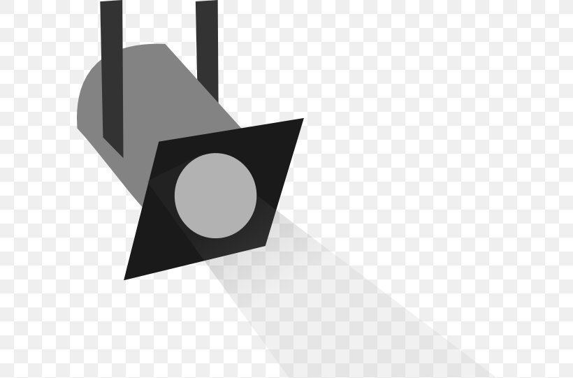 Spotlight Stage Lighting Clip Art, PNG, 600x541px, Spotlight, Animation, Black, Black And White, Brand Download Free