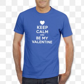 T-shirt - T-shirt Hoodie Keep Calm And Carry On Bluza PNG