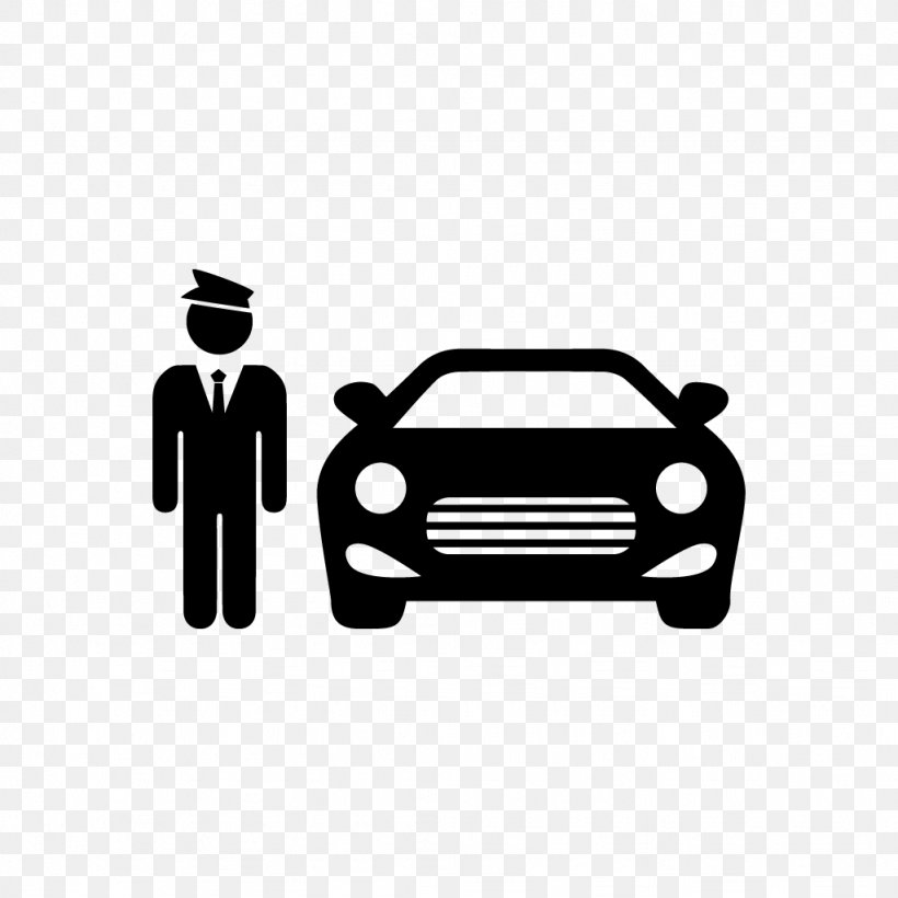 Valet Parking Car Park Clip Art, PNG, 1024x1024px, Valet Parking, Automotive Design, Automotive Exterior, Black And White, Brand Download Free