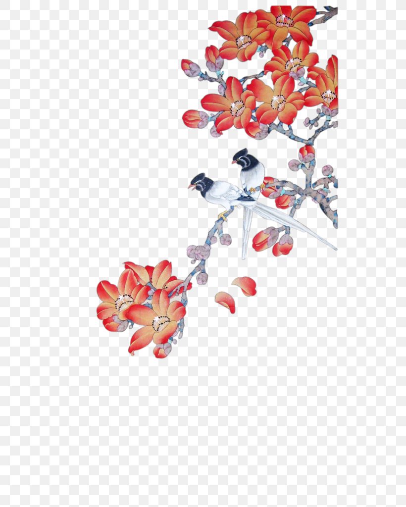 Watercolor Painting Chinese Painting Watercolor: Flowers Clip Art, PNG, 580x1024px, Watercolor Painting, Birdandflower Painting, Branch, Chinese Painting, Flora Download Free