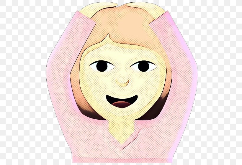 Face Cartoon Pink Facial Expression Cheek, PNG, 560x560px, Pop Art, Cartoon, Cheek, Eyebrow, Face Download Free