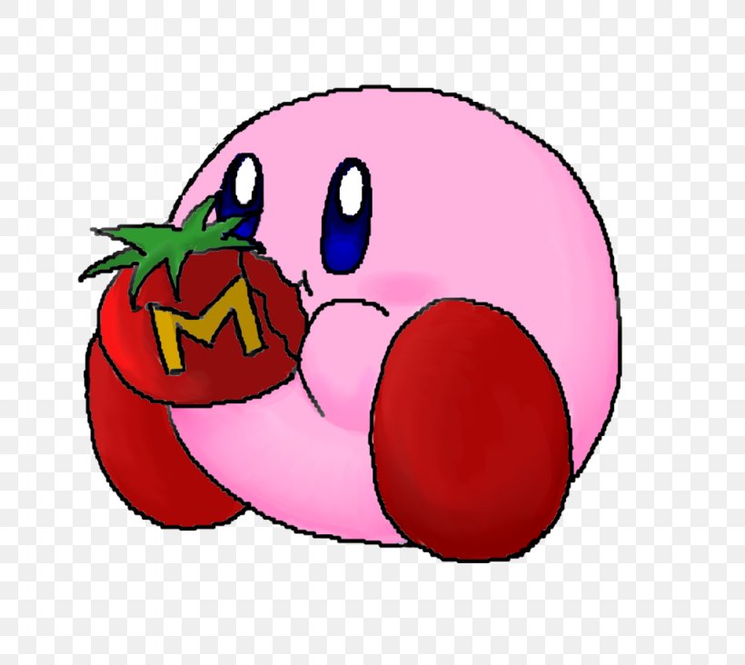 Kirby And The Rainbow Curse Tomato Super Smash Bros. HAL Laboratory Nintendo, PNG, 1024x915px, Kirby And The Rainbow Curse, Art, Beak, Cartoon, Drawing Download Free
