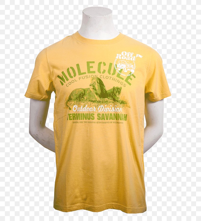 T-shirt Yellow Green Molecule Blue, PNG, 700x900px, Tshirt, Active Shirt, Blue, Clothing, Cotton Download Free