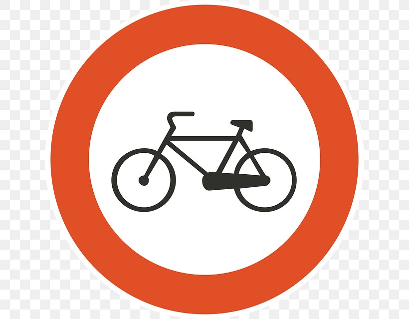 Traffic Sign Bicycle Clip Art, PNG, 640x639px, Traffic Sign, Area, Bicycle, Brand, Logo Download Free