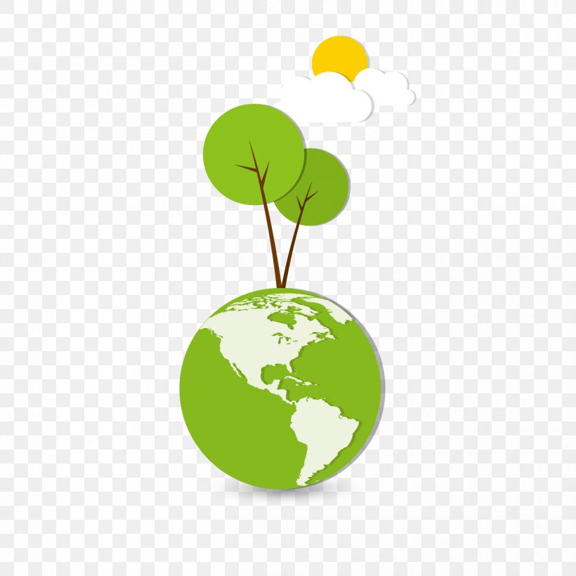 Vector Green Earth, PNG, 1250x1250px, Earth, Branch, Flat Earth, Globe, Grass Download Free