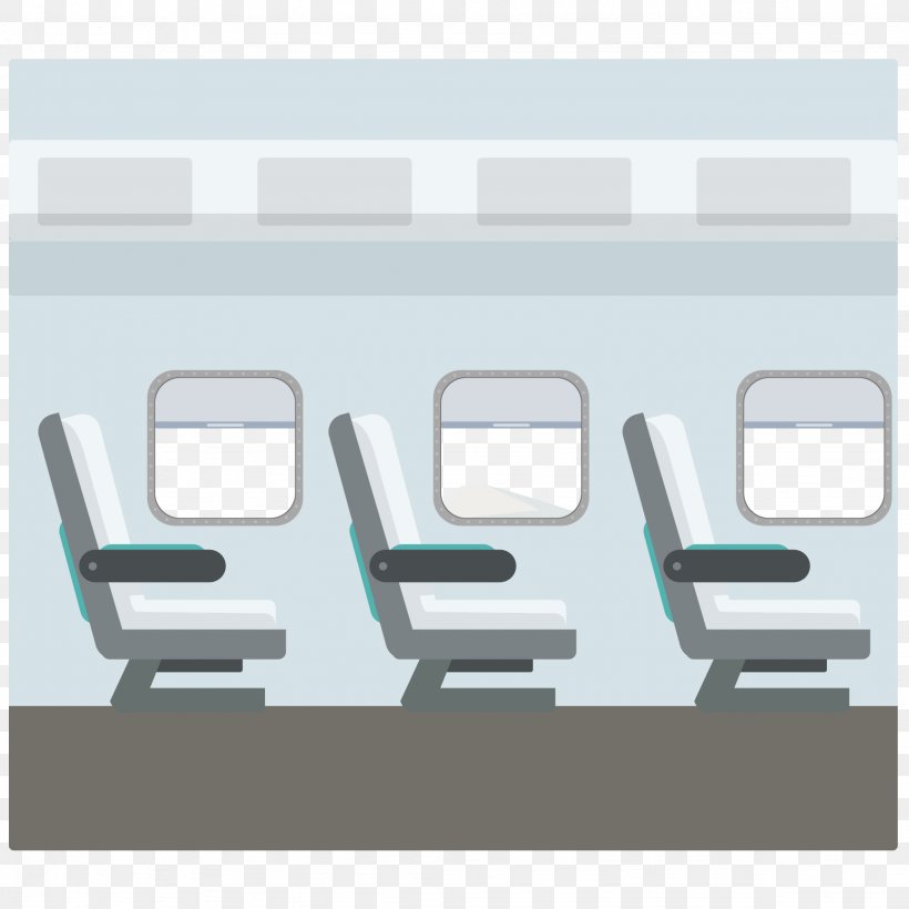 Airplane Seat Chair Flat Design, PNG, 2048x2048px, Airplane, Brand, Chair, Flat Design, Furniture Download Free