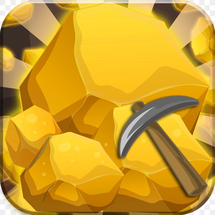 Game Gold Nugget Clicker Mad Digger App Store, PNG, 1024x1024px, Game, App Store, Apple Tv, Computer, Iphone Download Free