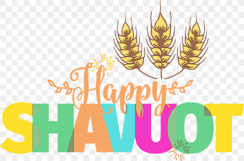 Logo Commodity Yellow Grasses Meter, PNG, 2999x1978px, Happy Shavuot, Commodity, Geometry, Grasses, Jewish Download Free