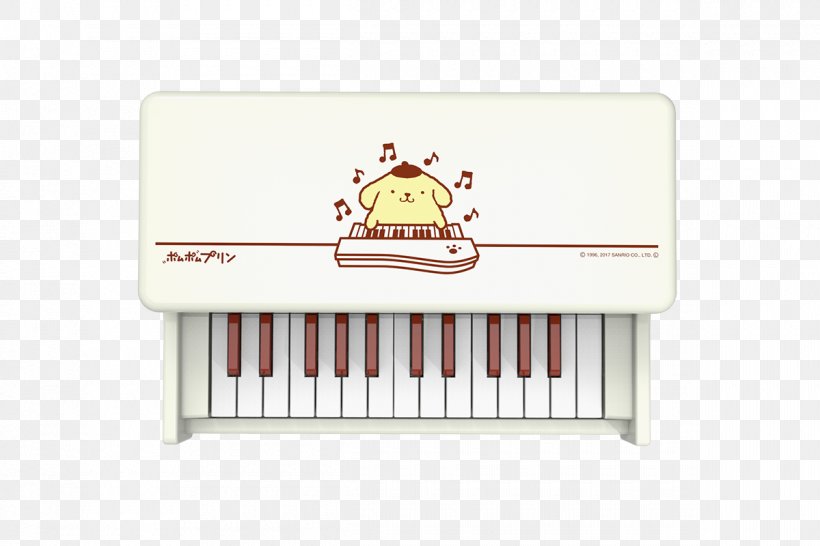 Piano Hello Kitty Purin Musical Keyboard Musical Instruments, PNG, 1200x800px, Watercolor, Cartoon, Flower, Frame, Heart Download Free