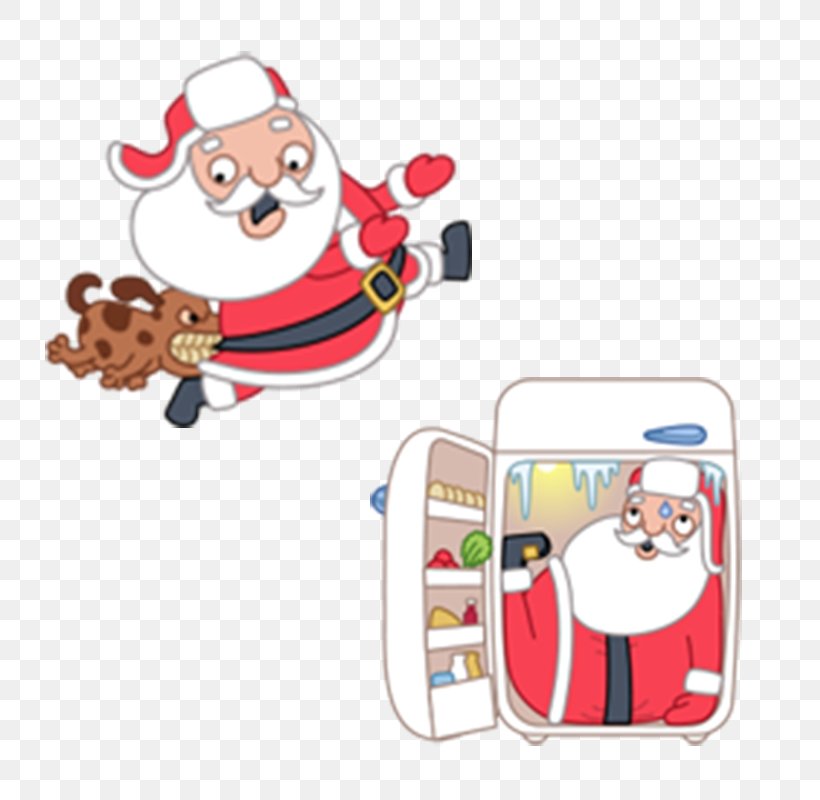 Santa Claus Refrigerator Christmas ICO Icon, PNG, 800x800px, Santa Claus, Cartoon, Chimney, Christmas, Christmas Decoration Download Free