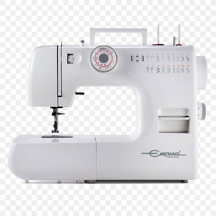 Sewing Machines Empisal Expression 889 Stitch, PNG, 1000x1000px, Sewing Machines, Bobbin, Brother Cover Stitch 2340cv, Buttonhole Stitch, Home Appliance Download Free