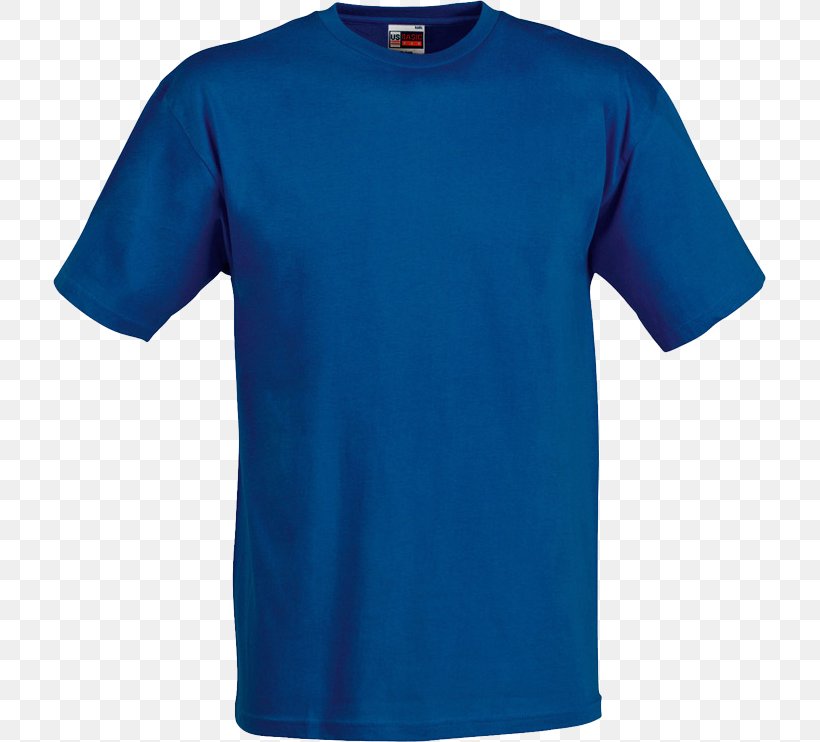 T-shirt Crew Neck Top Sleeve, PNG, 713x742px, Tshirt, Active Shirt, Aqua, Azure, Blue Download Free