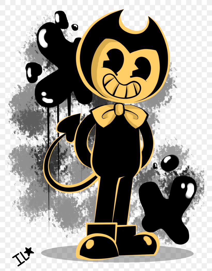 Bendy And The Ink Machine Drawing 0, PNG, 761x1050px, 2017, Bendy And The Ink Machine, Art, Cartoon, Digital Art Download Free