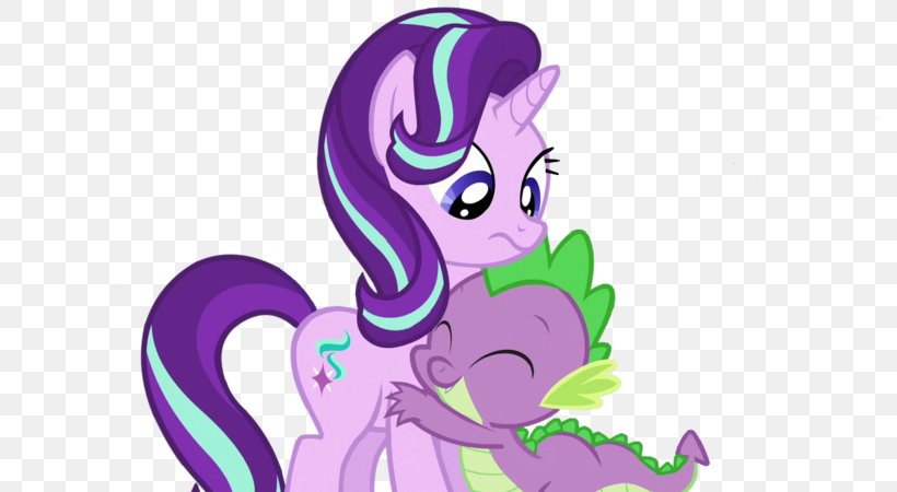 Pony Spike Hug DeviantArt, PNG, 800x450px, Watercolor, Cartoon, Flower, Frame, Heart Download Free