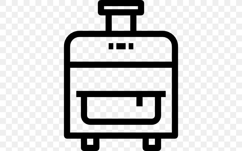 Travel Baggage Suitcase Backpack, PNG, 512x512px, Travel, Area, Backpack, Baggage, Black And White Download Free