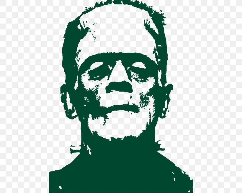 Frankenstein T-shirt Monster Science Fiction, PNG, 490x656px, Frankenstein, Art, Black And White, Bride Of Frankenstein, Design Studio Download Free