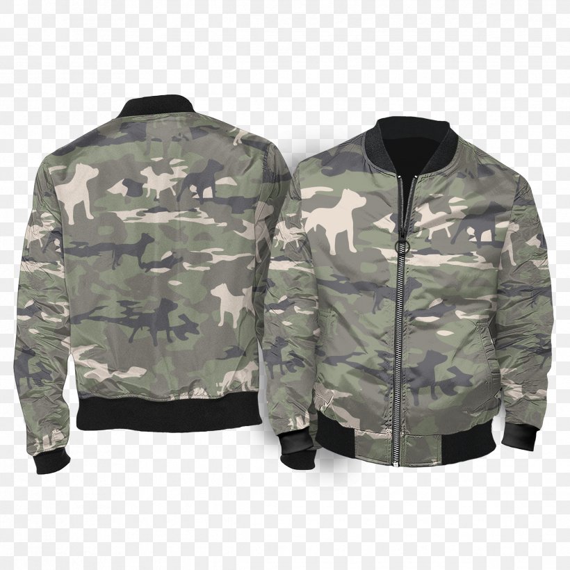 American Pit Bull Terrier T-shirt Flight Jacket, PNG, 2376x2376px, Pit Bull, American Pit Bull Terrier, Camouflage, Clothing Sizes, Dog Download Free