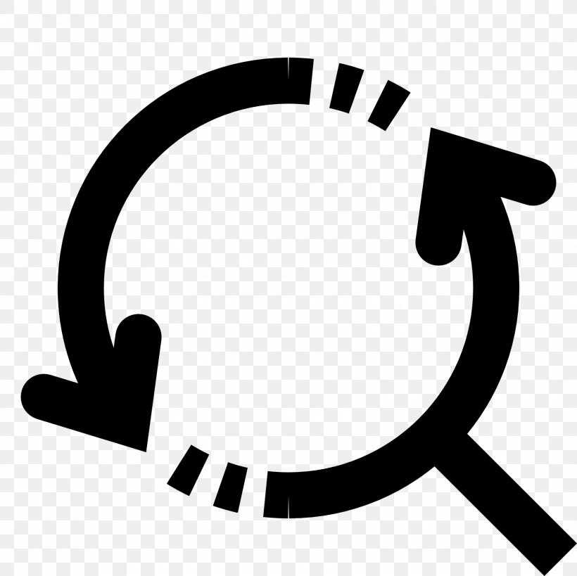 Symbol Reset Button Clip Art, PNG, 1600x1600px, Symbol, Black And White, Brand, Logo, Monochrome Download Free
