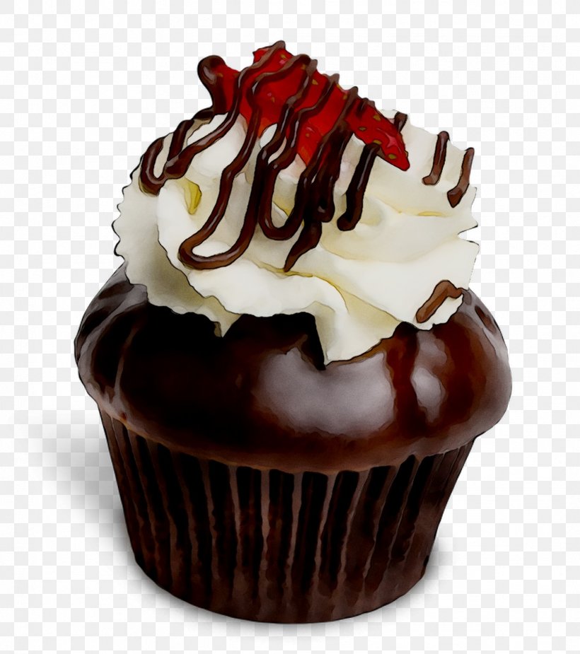 Cupcake Chocolate Cake Ganache Sundae Chocolate Truffle, PNG, 1061x1197px, Cupcake, American Muffins, Baked Goods, Baking, Baking Cup Download Free