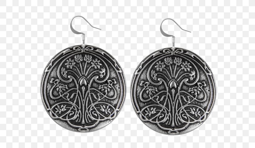 Locket Earring Silver Necklace Pond, PNG, 600x478px, Locket, Black And White, Diameter, Earring, Earrings Download Free