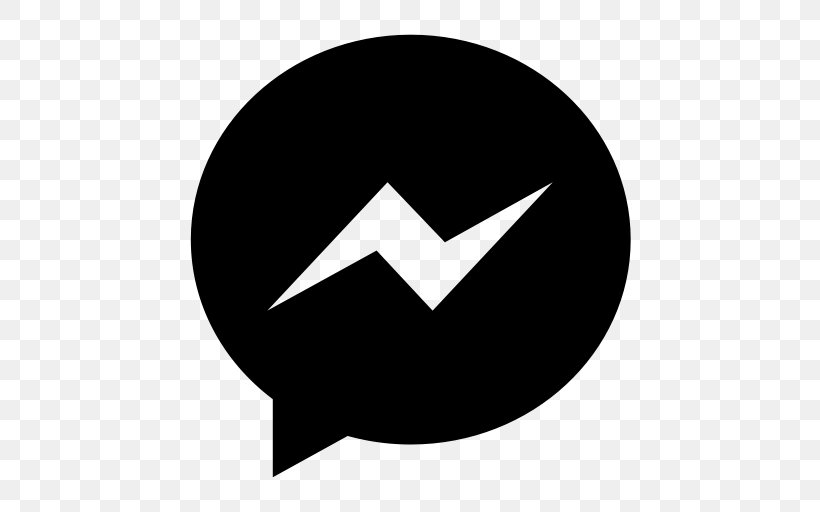 Social Media Facebook Messenger, PNG, 512x512px, Social Media, Black, Black And White, Brand, Chatbot Download Free