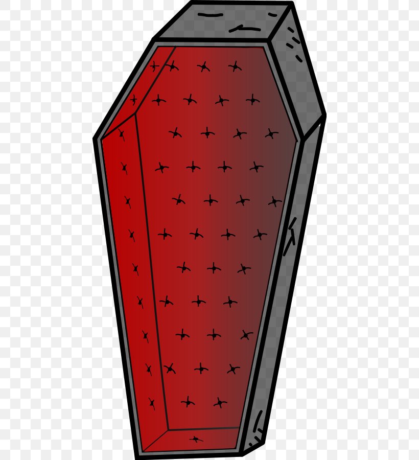 Coffin Download Clip Art, PNG, 458x900px, Coffin, Area, Document, Rectangle, Red Download Free