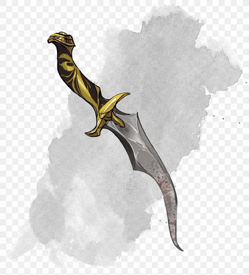 Dungeons & Dragons Weapon Sword Dagger Wizard, PNG, 908x1000px, Dungeons Dragons, Beak, Bird, Cold Weapon, Combat Download Free