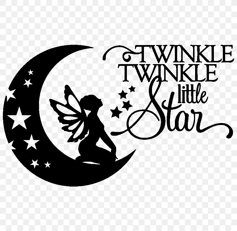 Twinkle, Twinkle, Little Star Silhouette Logo Art, PNG, 800x800px, Twinkle Twinkle Little Star, Art, Black, Black And White, Blog Download Free