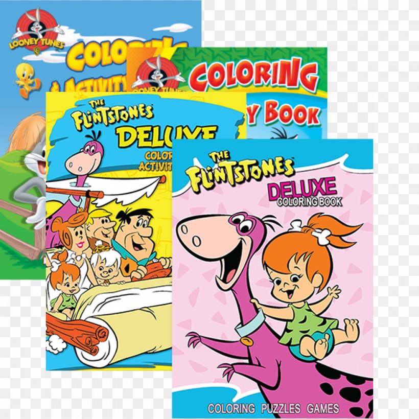 Coloring Book The Flintstones Cartoon Wilma Flintstone, PNG, 2048x2048px, Watercolor, Cartoon, Flower, Frame, Heart Download Free