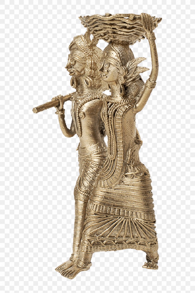 Dhokra Bronze Sculpture Brass Art, PNG, 900x1350px, Dhokra, Ancient History, Art, Artifact, Brass Download Free