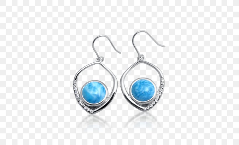 Earring Jewellery Gemstone Larimar Turquoise, PNG, 500x500px, Earring, Body Jewellery, Body Jewelry, Clothing Accessories, Cobi Download Free