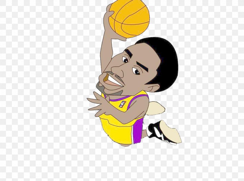Kobe Bryant Los Angeles Lakers NBA, PNG, 1024x761px, Kobe Bryant, Art, Ball, Basketball, Cartoon Download Free