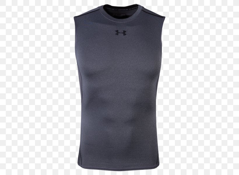 Long-sleeved T-shirt Gilets Sleeveless Shirt, PNG, 600x600px, Tshirt, Active Shirt, Active Tank, Adidas, Black Download Free