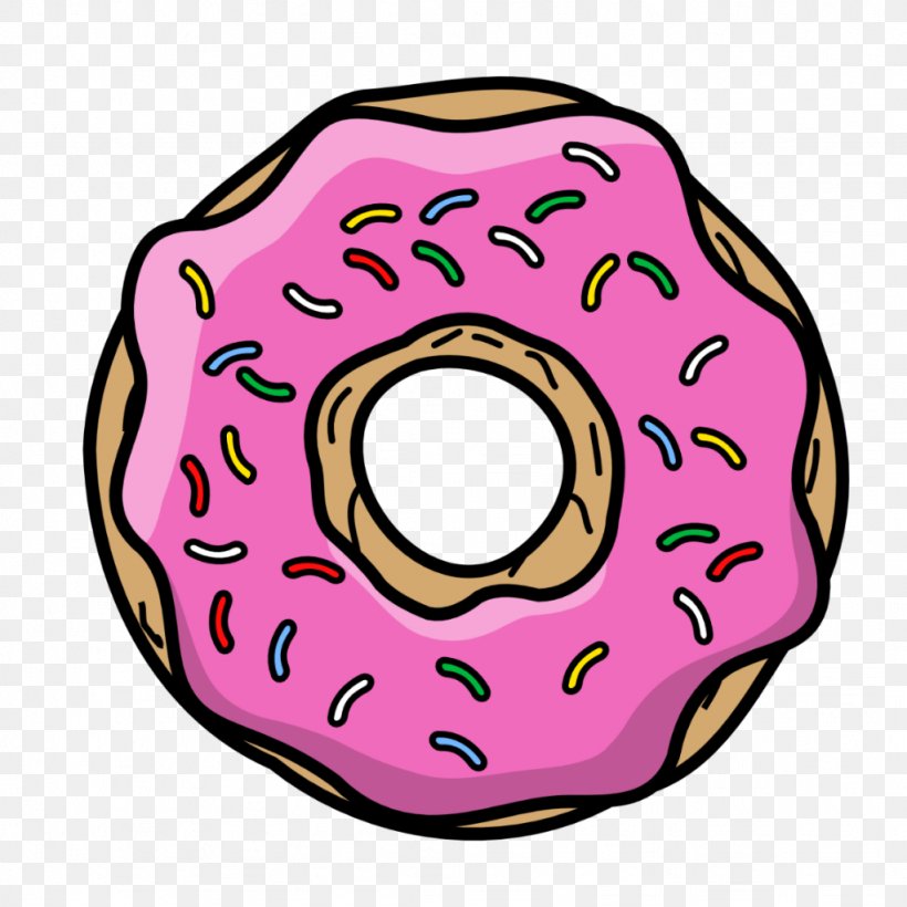 Donuts Homer Simpson Frosting & Icing Coffee And Doughnuts Cartoon, PNG
