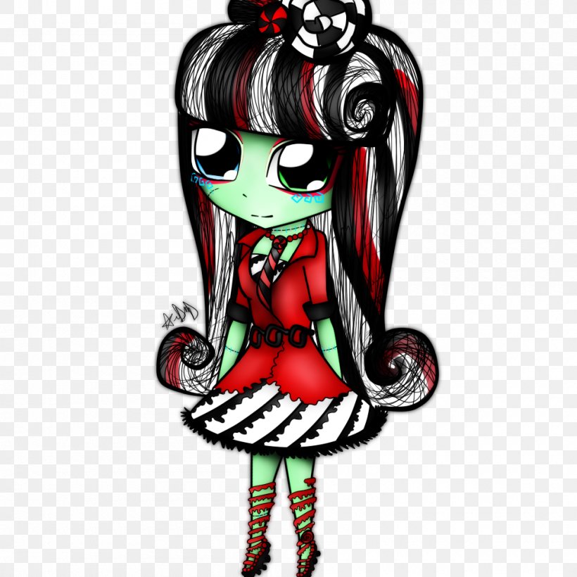 Frankie Stein DeviantArt Monster High, PNG, 1000x1000px, Watercolor, Cartoon, Flower, Frame, Heart Download Free