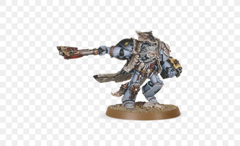 Warhammer 40,000: Space Wolf Gray Wolf Warhammer Fantasy Battle Lupi Siderali, PNG, 500x500px, Warhammer 40000, Canis, Fenrir, Figurine, Games Workshop Download Free