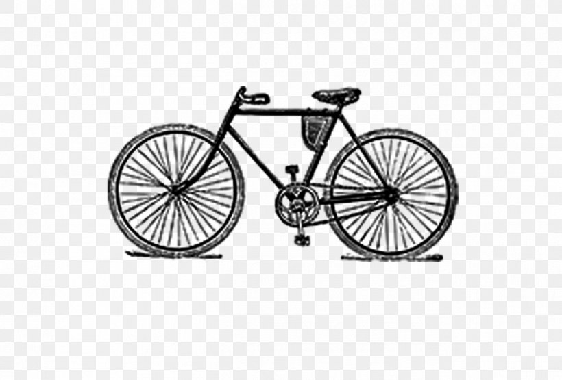 Bicycle Drawing, PNG, 1302x882px, Bicycle, Bicycle Accessory, Bicycle Drivetrain Part, Bicycle Frame, Bicycle Part Download Free